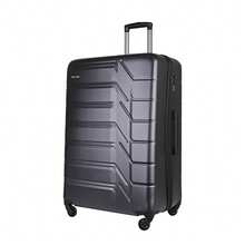 JLY ABS+PC Hard Shell Suitcase With TSA Lock, 20/24/28 Inch Size Options, 360° Spinner Wheels, Telescopic Handle, Textured Travel Luggage - Dark Grey - View 15