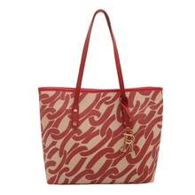 Bolso de cuero genuino de lujo, clásico y elegante, adecuado para uso diario y ceremonias. Nuevo bolso tote estampado versátil de verano 2026, bolso de jardín creativo y a la moda, bolso de hombro texturizado, bolso de mujer hecho a mano. - Café - Ver 9