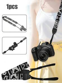 1pc Camera Shoulder Strap, Traditional Feature DSLR/Mirrorless Camera Halter - View 9