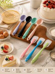 Silicone Kitchen Utensil Set, Non-Stick Heat Resistant Cooking & Baking Tools, Dishwasher Cookware Accessories, Suitable For Camping & Outdoor Activities - View 11