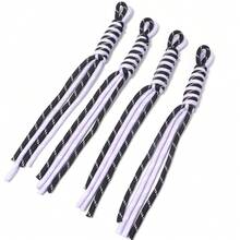 4pcs/Pack Contrast Color Knotted Rope Creative Handmade Braided Lanyard 25cm DIY Phone Charm Decoration Accessories Phone Bag Keychain Hanging Rope - Color-blocked Knotted Rope - View 15