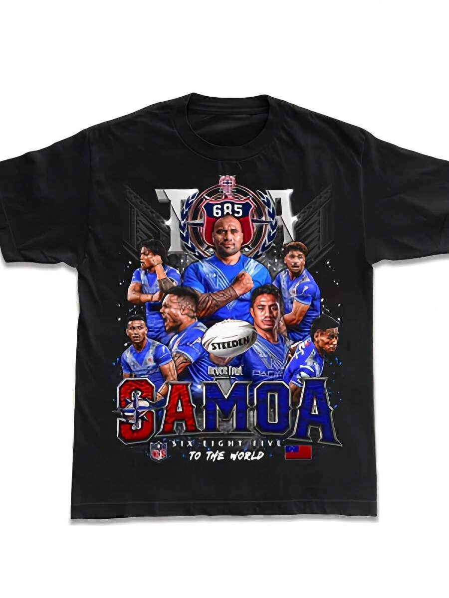 Men Sports Tees & Tanks - 黑色 - 查看 1