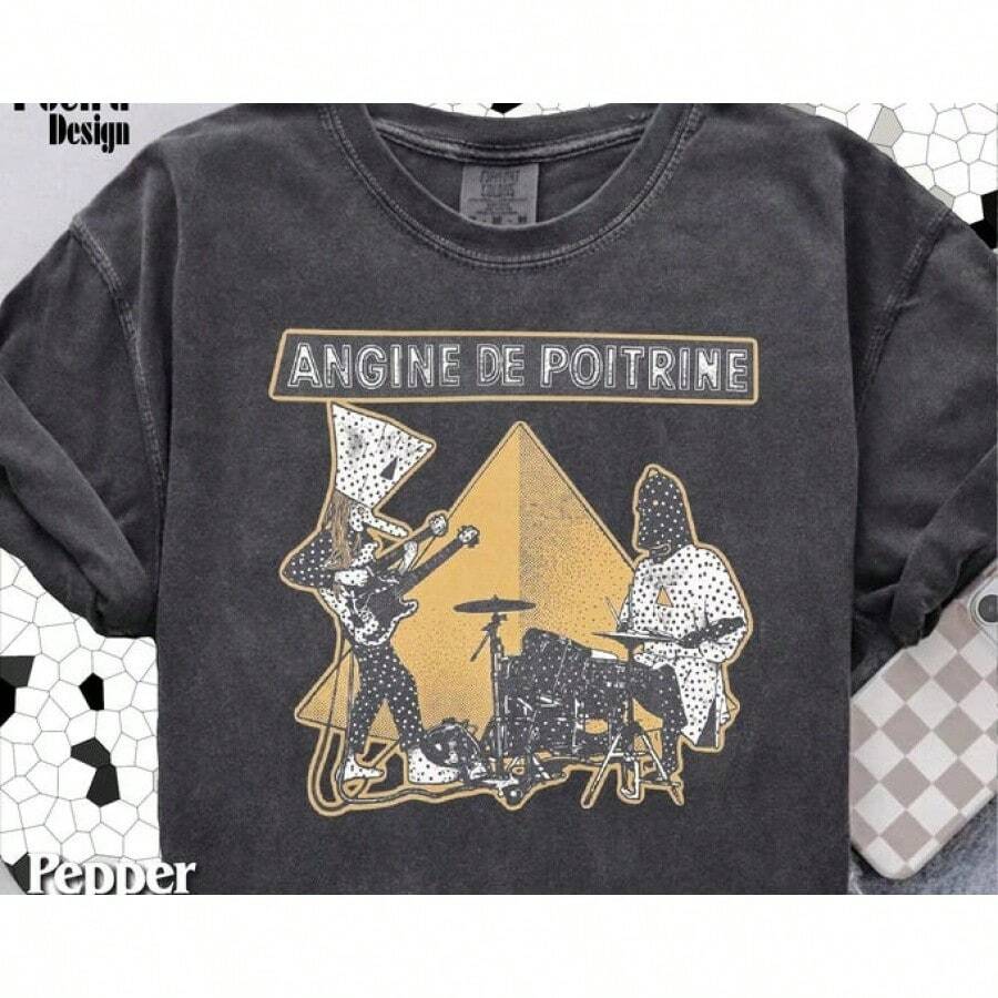 Vintage Festival Tour Print Top EU Casual Streetwear Sommer Tanktop Herren Sommerkleidung  Sportbekleidung Jull T-Shirt Herren T-Shirt  Konzert-Outfit Fitnesskleidung Herren EU Festival / Rave Wear / Sommer-Musikfestival Lowlands / Rock am Ring / Primavera Sound Boho / Techno Cowboy / Y2K / Retro / Neon / Holographisch HGPR - Schwarz - Übersicht 1