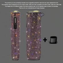 BLBLBL 1 Conjunto Capa Protetora de Luxo com Diamante Artificial Sólido Multicolorido 360° Projetada para o Novo IQOS ILUMA I ONE + Ferramenta de Substituição, Compatível com IQOS ILUMA I ONE/ILUMA ONE, Adequada para Proteção Diária do seu IQOS ILUMA I-One, Exibindo os Recursos Cintilantes de Diamante sob Iluminação Brilhante e Luz Solar! Ideal como um Presente de Alta Qualidade - ILUMA e UM - Visão 18