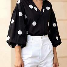 Women Blouses & Shirts - Rojo - View 5
