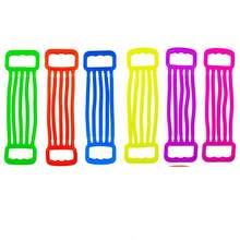 6pcs Random Color Soft Elastic Rope Set - Soothing, Suitable For Sensory Play And Finger Activities, Great Choice For Party Gifts, Soothing Arm Strength Stretcher, Colorful Elastic Rope Resistance Band, Made Of Durable High-Quality Material - multicolor - View 6