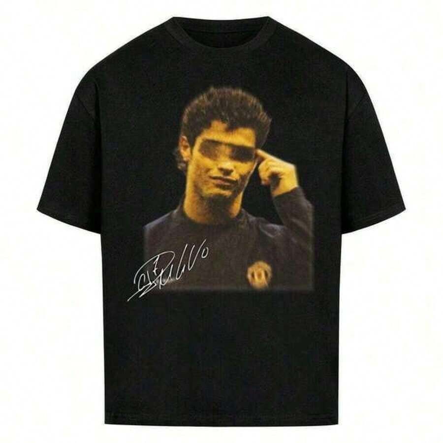 Unisex Short-Sleeve T-ShirtGraphic Cotton-Shirt Pouplar Fashion-Cristiano Ronaldos Cotton American-Style Streets Vintage Short-Sleeved Sport Jersey Streetwear Casual Men'S Women Clothing (48) Y2K, Men's ,Summer TeeBeach Style, Soft & Comfortable,Soft Cotton, Casual Daily Wear,Vintage Fashion, Street Style,Streetwear,Urlaub,Sommer Oberteile,Vintage Style, Streetwear Fashion,Herren Sommer Outfit,T-Shirt,,Baggy,Sommer T Shirt,Anime T Shirt,Y2k Style,Sport Tshirt,Gym, - 黑色 - 查看 1