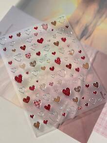 1pc Cute Summer Ice Cream Pattern Nail Art Sticker, Nail Art Accessories - Multicolor - View 15