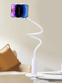 1pc Rotatable Slouchy Phone Stand, Multifunctional Phone Desktop Stand, Suitable For Desktop, Bedside, Universal Phone Stand, Foldable Phone Stand, Suitable For Student Dorm Use, Convenient For Watching Videos - Multicolor - View 6