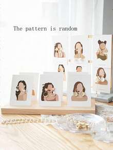10/20/40/60/80/100pcs Jewelry Display Card For Packaging Earrings, Necklaces, Random Patterns - White - View 7