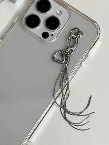 2PCS Fashionable And Simple, Versatile Silver DIY Phone Hanger Clip, Aesthetic - Pacifier Buckle - View 7