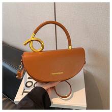 Bolso de Cuero Genuino para Mujer, Elegante Bolso de Mano y de Hombro para Oficina, Citas y Fiestas 2026, Casual, Gran Capacidad,  de Moda, Calidad, Bandolera, de un Solo Hombro, Estilo Saddle, Bolso de Axila para Mujer - Negro - Ver 10