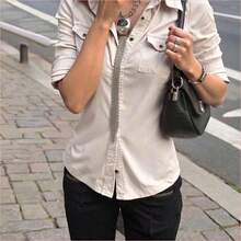 Women Blouses & Shirts - Dark Green - View 4