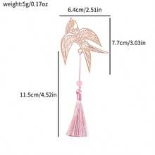 [Exquisite Brass Leaf Bookmark] Creative Metal Brass Leaf Vein Ancient Style Hollow Cultural And Creative Bookmark Exquisite For Lotus Classical Style Exquisite Teacher's Day Gift Box - A - View 10