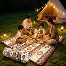 Selimut Piknik ZAZE, Tersedia dalam Berbagai Ukuran dan 3 Pilihan Ketebalan, Tahan Pasir, Dapat Dicuci dengan Mesin, Tahan Air, Matras Luar Ruangan Ekstra Besar yang Dapat Dilipat, Cocok untuk Berkemah, Taman, Perjalanan, dan Halaman Rumput. Selimut Piknik Ekstra Besar - Tahan Air, Tahan Pasir dengan Tali Bahu, Dapat Dicuci dengan Mesin, Cocok untuk Konser Luar Ruangan, Taman, Halaman Rumput, Perjalanan, untuk Penggunaan Musim Semi dan Musim Panas, Termasuk Pasak Kayu. - Berbagai gaya - View 2