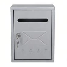 Modern Minimalist Wall-Mounted Mailbox, Outdoor Waterproof And Rust-Proof, Lockable Postal Delivery Box Suitable For Villa Courtyard, Garden Outdoor Mail And Package Receiving Box, Suitable For Apartment, Office And Residential Entrance - Multiple Styles - View 9
