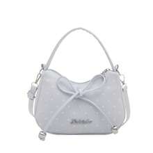 Bolso de mano moderno y versátil para mujer, estilo casual elegante con un toque de alta gama, bolso de hombro estiloso ideal para ir de compras. - Azul - Ver 7