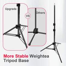 JOILCAN Tripod Microphone Stand With Phone Holder And 2 Mic Clips, Suitable For Singing Performance, Wedding Stage And Microphone Installation - View 4