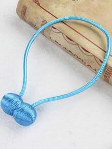2pcs Magnetic Curtain Tiebacks, No Drill Creative Magnetic Curtain Clips, Home Curtain Decoration Tie Ropes - Curtain Cord - View 14