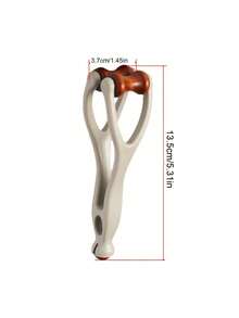 1pc Wooden Acupressure Massager, Dual-Head Roller Acupressure Massager, Portable Hand And Finger Joint Relaxation Massager, Acupoint Massage Tool, Hand Massager; Double-Sided Hardwood Massage Roller Tool For Relieving Finger Pressure Points, Hand Discomfort And Stress, For Office Workers, Artists, Gamers, Seniors, Suitable For Home Use. - Multicolor - View 9