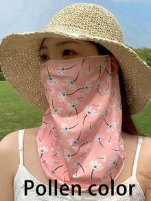 Outdoor UV Protection Breathable Sunscreen Face Mask, Ear-Hanging Neck Gaiter, Variety Of Printed Designs For Summer - Multicolor - View 8