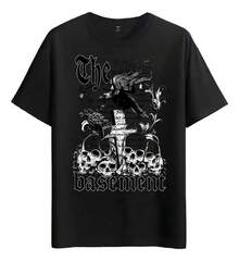 Tshirt Muscle Freaks Crneo Cuervo Estilo Underground - Negro - Ver 1