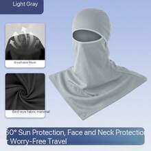 Masker Balaclava Pelindung Matahari, Masker Wajah Motor Bernapas Cocok untuk Pria dan Wanita, Memancing, Aktivitas Luar Ruangan, Penutup Kepala Sutra Es yang Dapat Diatur, Masker Pelindung Musim Panas - Berbagai gaya - View 18