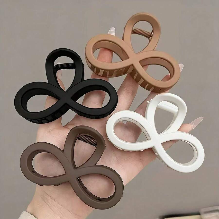 1pc Women's Hair Clip, Sweet And Gentle Princess Style Design - Brown - View 1