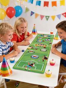 Parent-Child Interactive Battle Game Mat, Football Curling Game, Educational Leisure Sports Toy For Kids, Boys Toys, Children Toys, Party Favor Fillers, Sensory Toys, Kids Party Favor Fillers, Girls Toys, Travel Toys, Essential Travel Items For Kids - Green - View 3