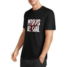 Personalización según imagenPlayera Hombre De Algodón En Perros Del Mal Frase Rasguños 1Mismo tamaño masculino y femenino - Negro - Ver 4