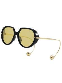 SeeBand Fashion Aviator For Women And Men, Retro Oversized Round Glasses, Retro Shield Large Frame Fashion Glasses, European And American Style Fashion Glasses, Outdoor Travel And Street Style Accessories, Fashion Glasses For Women, Autumn/Winter Clothing, Beach Accessories, Retro Y2K Basic Business Casual Gift - Multicolor - View 39
