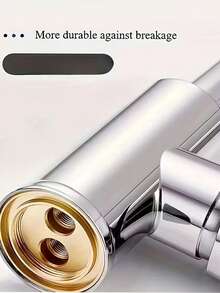 720° Rotating Dual-Purpose Kitchen Faucet, Stainless Steel Rotating Bathroom Faucet With Separate Hot And Cold Control, Built-In G1/2 Inch Inlet Hose, High-Pressure Spray Nozzle, Stainless Steel Brushed Finish, Potable Hot And Cold Mixed Water, Single Hole Installation, Modern Design, Suitable For Kitchen And Bathroom Sinks, Kitchen Vegetable Basins And Home Washbasin Faucets, Essential Modern Home Accessory - Silver - View 10