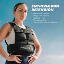 MUUK FITNESS Weighted Vest - Black 10 Kg - View 5