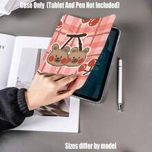 Y-Fold High Transparency Acrylic Protective Case With Pen Slot. Y-Fold High Transparency Acrylic Version. Ins Y-Fold High Transparency Acrylic Protective Case. Tablet Protective Case Features: Y-Shaped Three-Fold Stand Design, Smart Sleep/Wake, Full-Body Protection, Skin-Friendly Frame Material - Multicolor - View 2