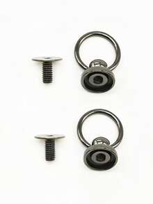 2PCS Fashionable And Simple, Versatile Silver DIY Phone Hanger Clip, Aesthetic - Pacifier Buckle - View 15