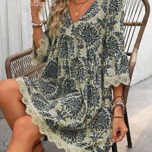 Women Midi Dresses - Rojo - View 7
