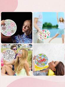5 piezas de abanicos plegables blancos - Abanicos portátiles DIY: ¡Personalízalos con tus propios diseños y patrones para crear abanicos personalizados únicos! Versátiles y perfectos para diversas ocasiones, incluyendo actividades al aire libre en verano, fiestas de cumpleaños, bodas, reuniones en la playa, ceremonias de graduación, fiestas temáticas, eventos de estilo vintage, etc. - Talla única - Ver 5