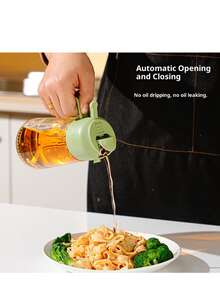 1/2pcs Practical 2-In-1 Oil Spray Dispenser Bottle, Leak-Proof & Drop-Resistant, 470ml Large Capacity, Adjustable Mist Spray Dual-Use, Ergonomic Grip, Suitable For Cooking, Salad, Baking, Air Fryer, Kitchen Essential Mother's Day Gift - View 5