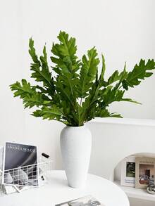 1/2/3件 95cm 人造綠植尤加利假葉，適用於牆面、客廳、臥室、婚禮、派對裝飾、桌面填充、居家、廚房、餐桌中心裝飾、辦公室、花園、戶外、陽台，四季通用裝飾 - 綠色 - 查看 6