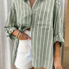 Women Blouses & Shirts - 卡其色 - 查看 8