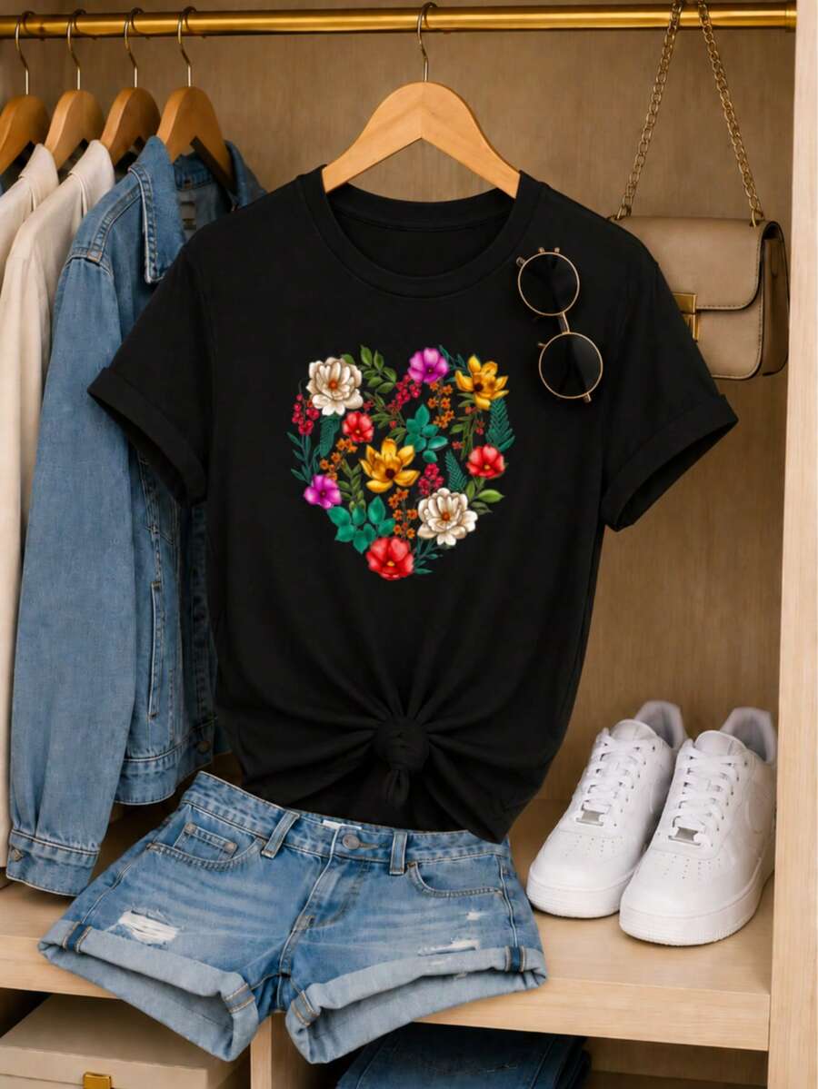Playera con estampado de cockteloeria para disfrutar de momentos unicos . - Negro - Ver 1