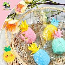 1pc Pineapple Squeeze Toy, Soft Squishy Stress Relief Toy, Cute Pineapple Fidget Squeeze Toy, Anti-Anxiety Venting Toy For Kids And Adults, Portable Office And Home Stress Relief Squeeze Toy - Multicolor - View 6