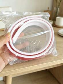 4cm*4mm 1m Interior & Exterior Corner Trim, Peelable Wall Decor, 3D DIY Decorative Line, Wavy Bumper Strip, Suitable For Walls, Floors, Windows, Doors, Flexible Self-Adhesive - Multicolor - View 4