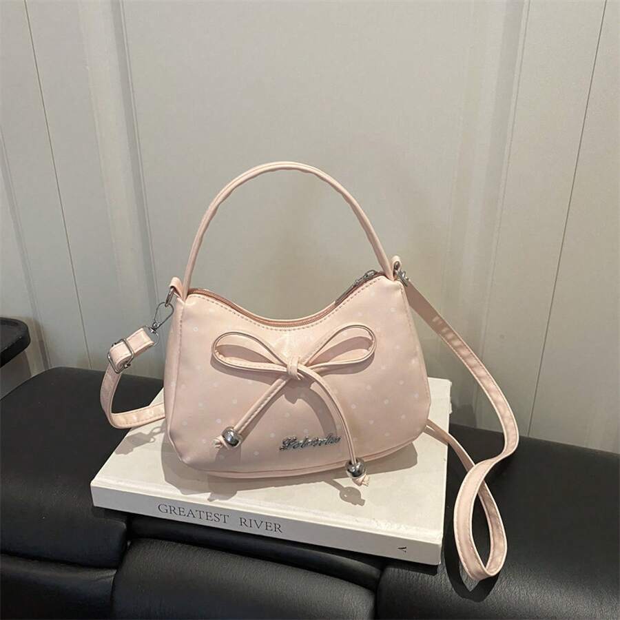 Bolso de mano moderno y versátil para mujer, estilo casual elegante con un toque de alta gama, bolso de hombro estiloso ideal para ir de compras. - Azul - Ver 1
