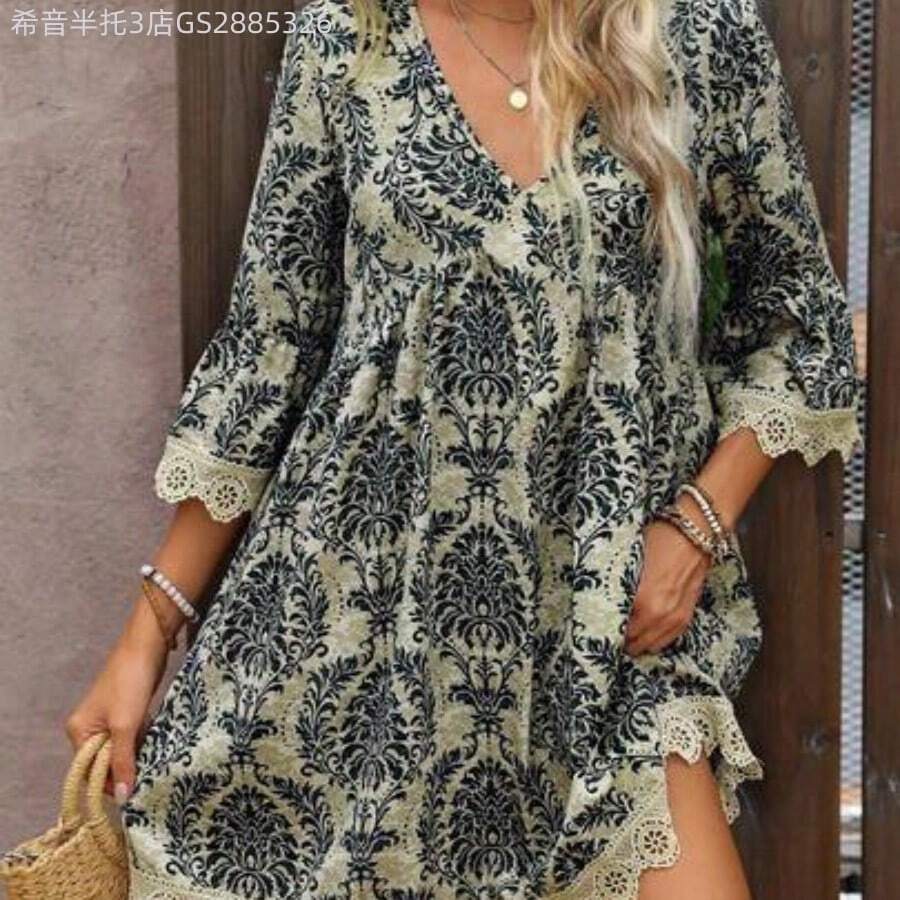 Women Midi Dresses - 海軍藍 - 查看 1