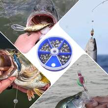 Plomos de Pesca Redondos de Extremo Abierto con Cuentas Desmontables, Adecuados para Lanzamientos Precisos en Aguas Profundas - Multicolor - Ver 1