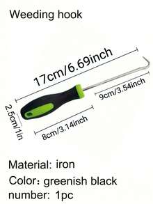 Bộ 4 móc xới cỏ bằng kim loại chịu lực cao - Đầu nhọn sắc bén với vỏ bảo vệ. Loại bỏ cỏ dại, đá và rêu hiệu quả - Dụng cụ xây dựng bền chắc để bảo dưỡng vườn, xử lý các vết nứt trên bãi cỏ và khe gạch lát - Dụng cụ tháo chốt lưới cửa sổ, kìm tháo gioăng, lý tưởng cho việc làm cỏ, làm sạch đất, làm sạch khe gạch lát, dụng cụ làm cỏ và làm vườn, móc kim loại chắc chắn. - Nhiều màu - Xem 17