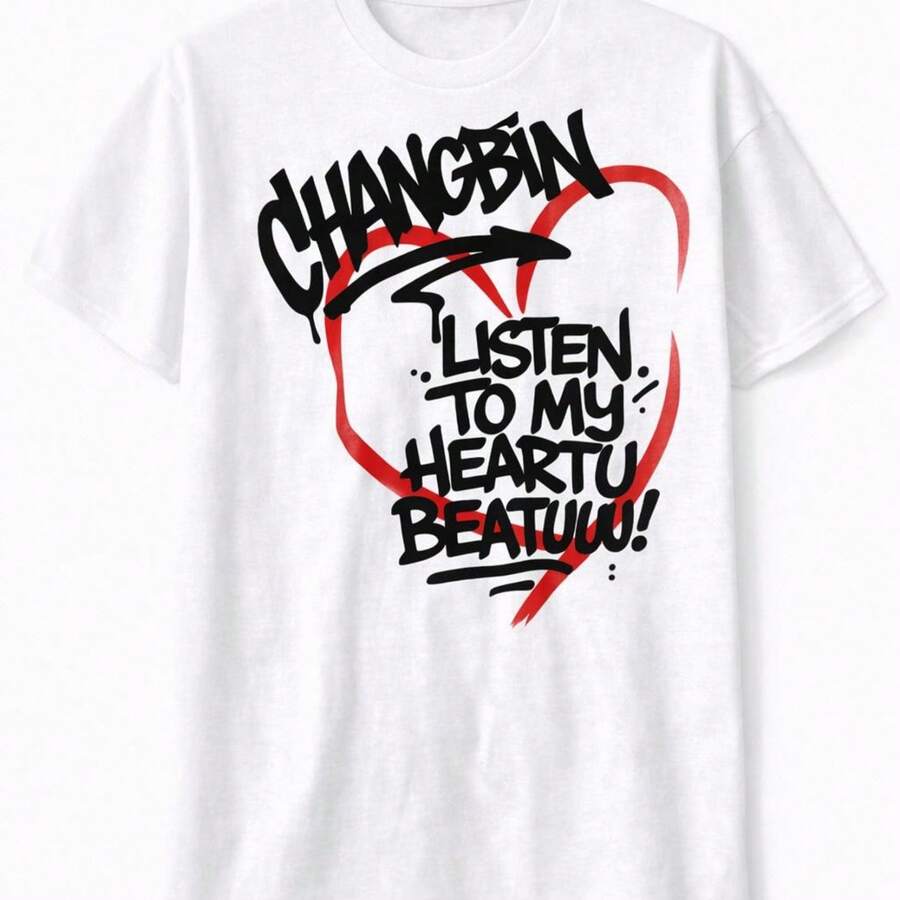 Strays Kidss CHansgbin Inspired Meme Funny K Pop T Shirt - Black - View 1