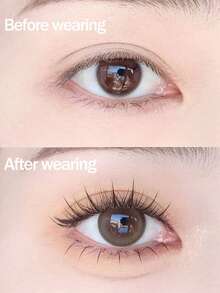 120pcs Transparent Stem Fishbone False Eyelashes, Natural Segmented Single Cluster, Suitable For Beginners, Natural Cat Eye Makeup, Fan Makeup, Ultra-Light Daily Use, Beginner Simulation Segmented False Eyelashes, Slouchy Fishbone Design At The End Of The False Eyelashes, Fits The Eye Shape, Natural Curling, Easy To Use, Suitable For Any Occasion, Easily Create A Natural Beautiful Makeup! (Random Bottom Card) - C - View 3