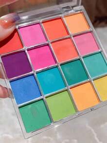 1pc Gradient Eyeshadow Palette Nail Glitter, Suitable For Home DIY Nail Art And Nail Salon Use - Multicolor - View 3